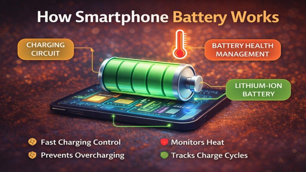 how smartphone batteries work